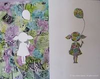 Design Your World, a conceptual painting by Alice-Helen Zigman