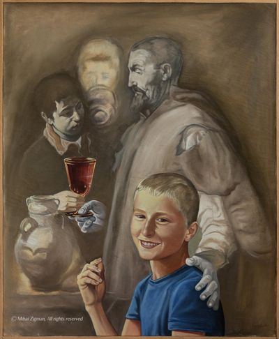 The Water Carrier and the Boy (after Velázquez)